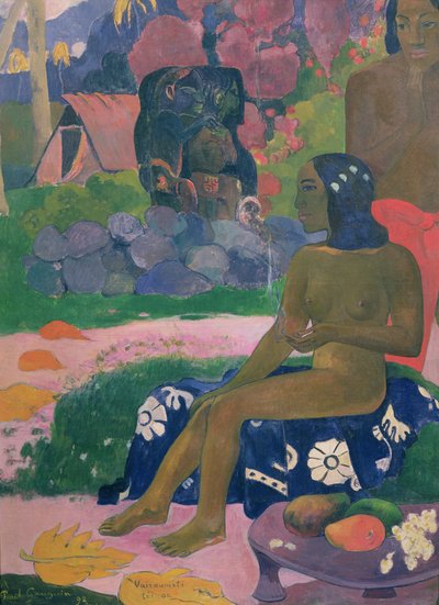 Vairaumati Tei Oa (Her Name is Vairaumati), 1892 by Paul Gauguin